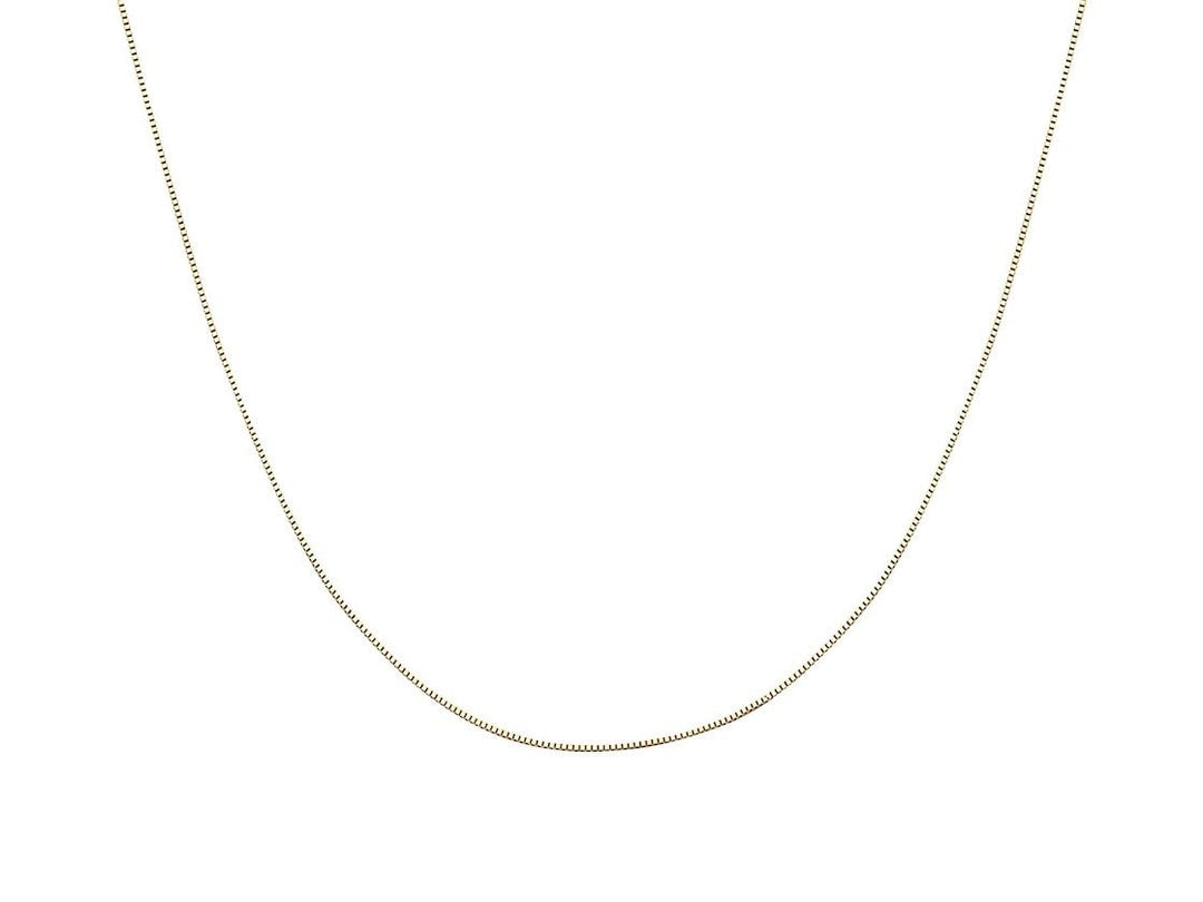 14k Dainty Box Chain