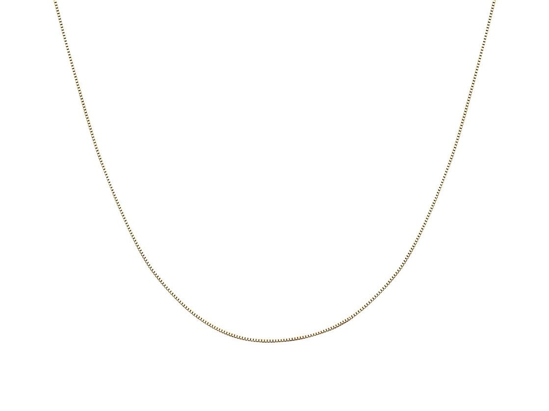 14k Dainty Box Chain