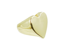 Load image into Gallery viewer, Gold Flat Heart Ring
