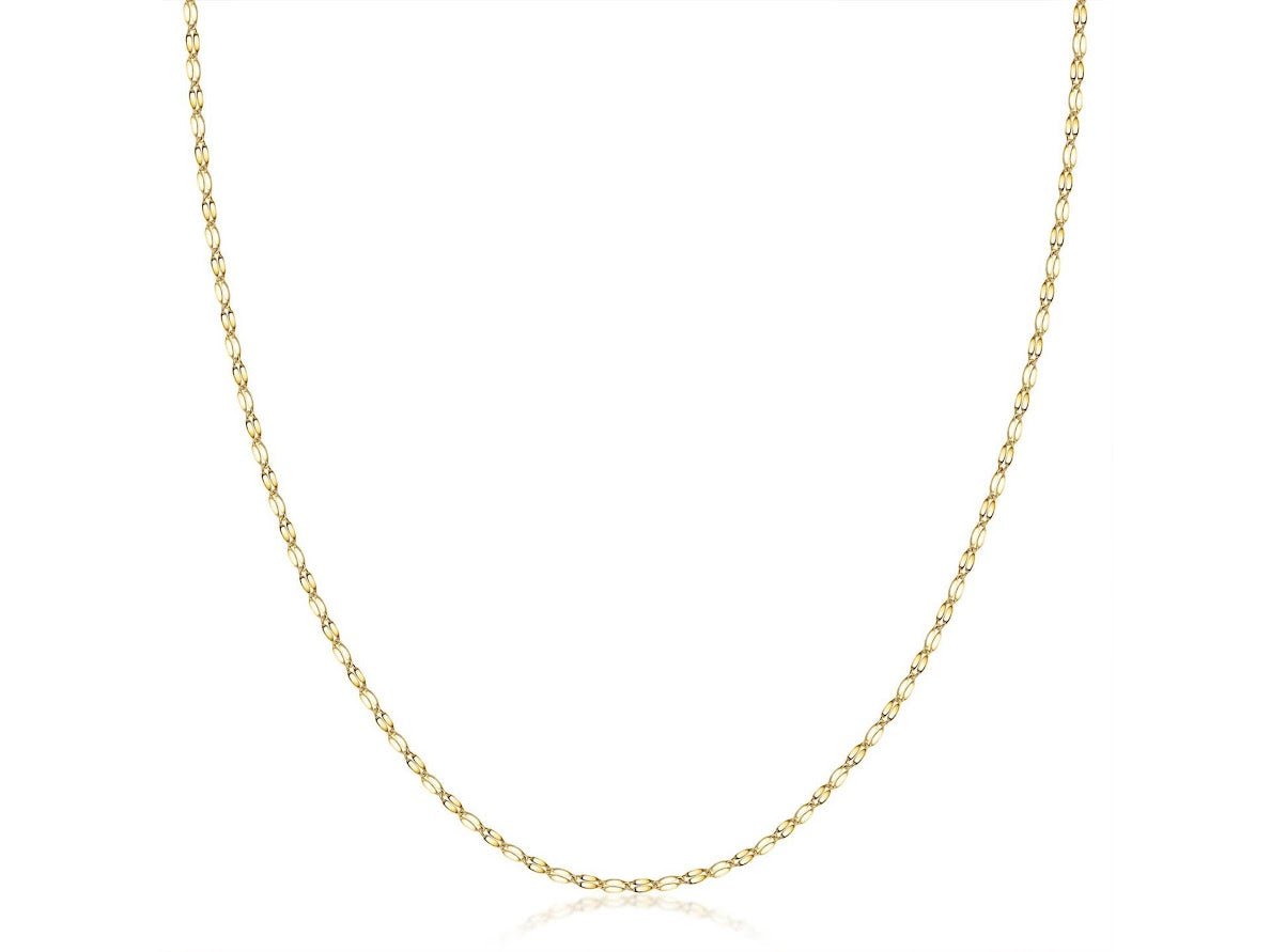 18k Mirror Chain Necklace