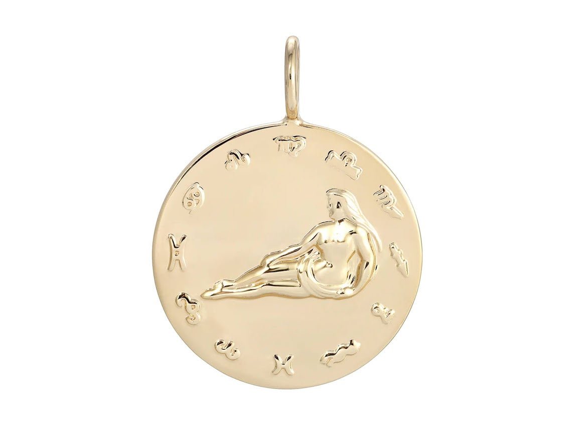 Gold Virgo Charm