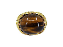 Load image into Gallery viewer, Tiger Eye Tile Ring
