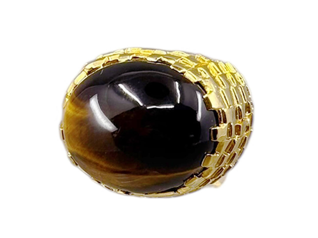 Tiger Eye Tile Ring