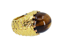 Load image into Gallery viewer, Tiger Eye Tile Ring
