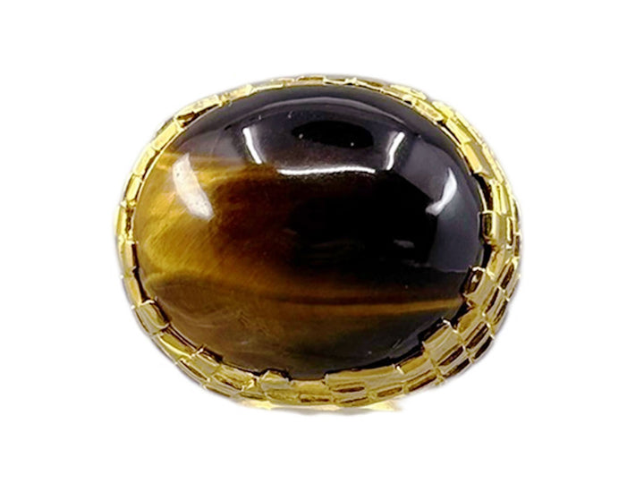 Tiger Eye Tile Ring