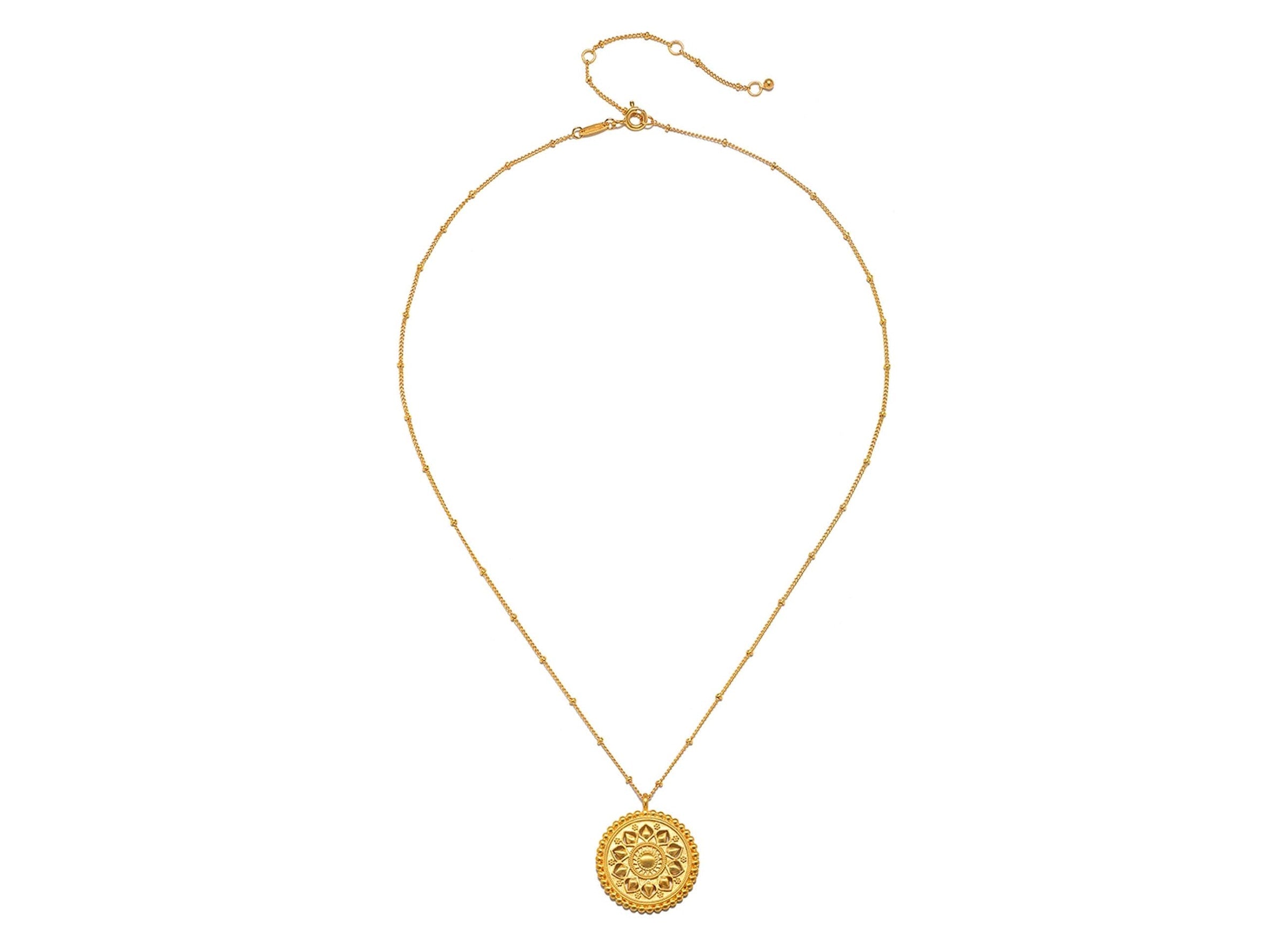 Inner Light Mandala Charm Necklace