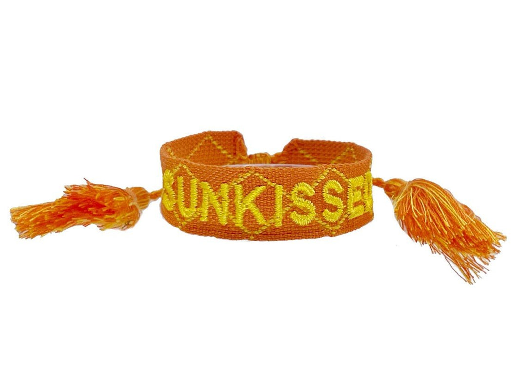 Orange and Yellow Woven SUNKISSED Bracelet