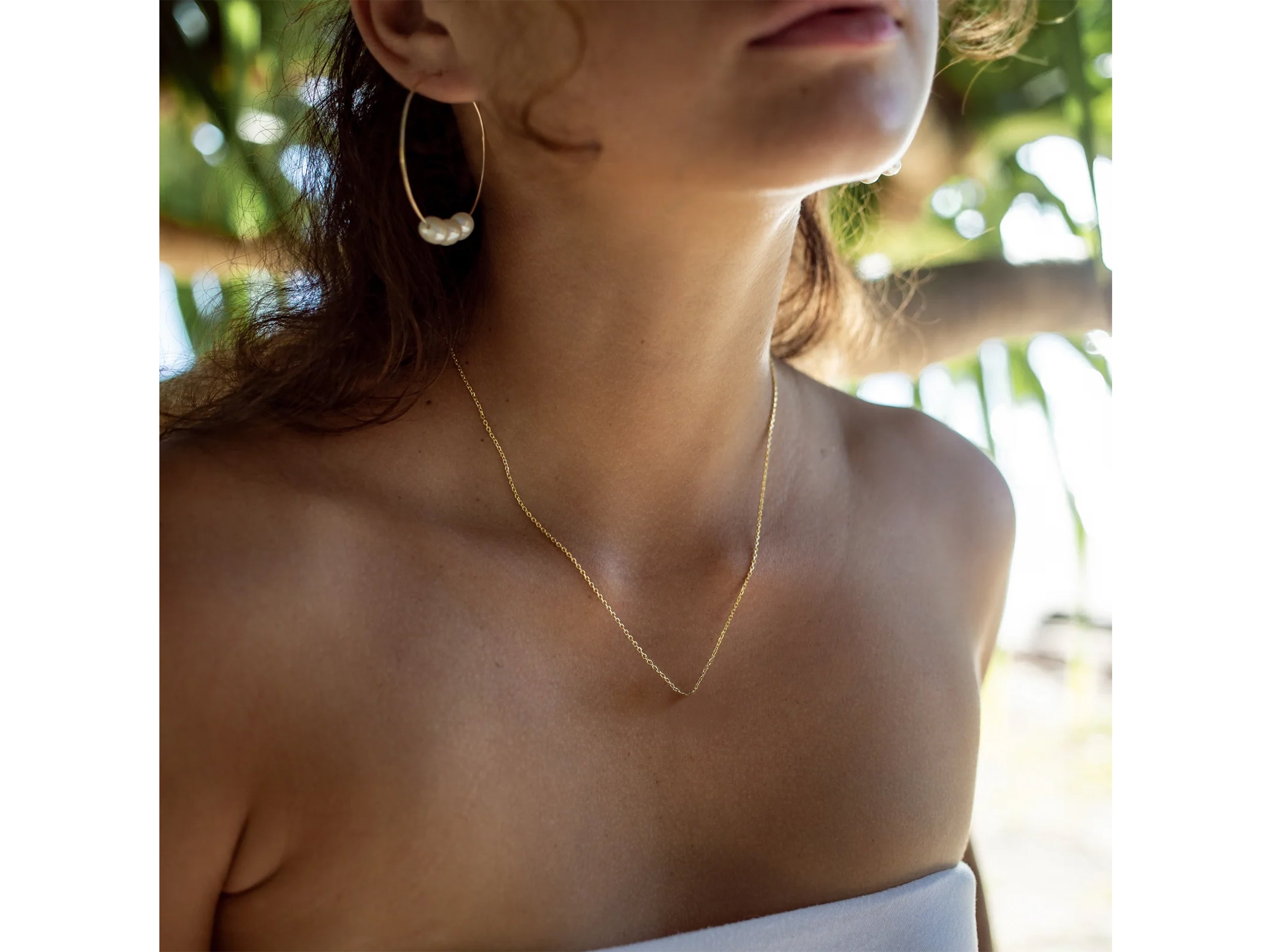 Gold Faceted Cable Chain