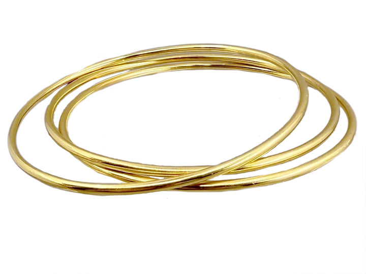 14k Set of 3 Bangles