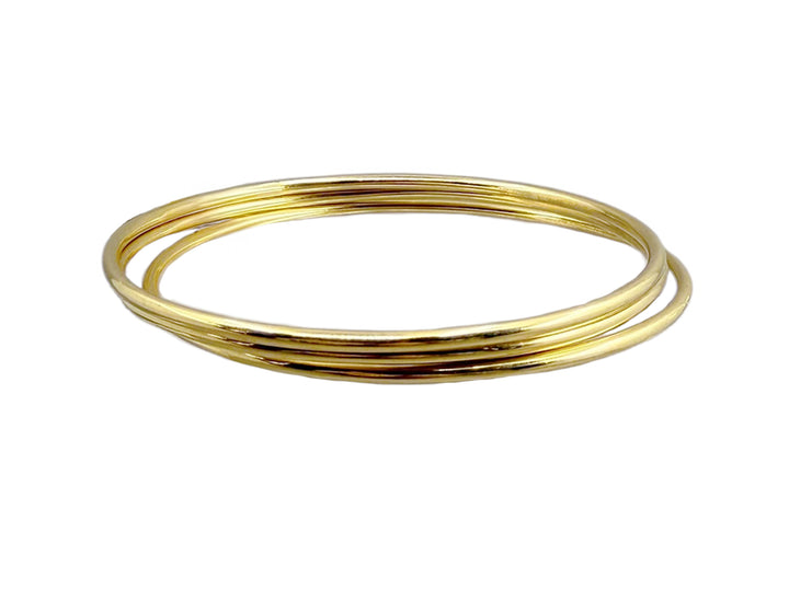 14k Set of 3 Bangles