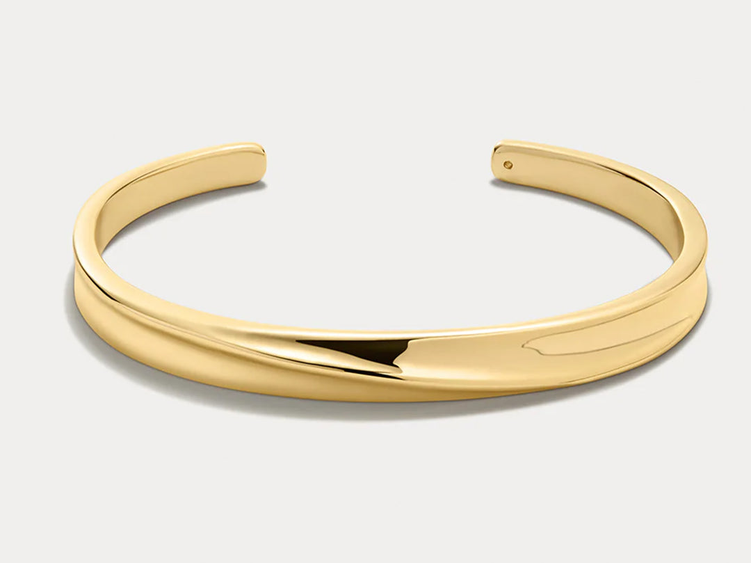 Gold Twist Bangle