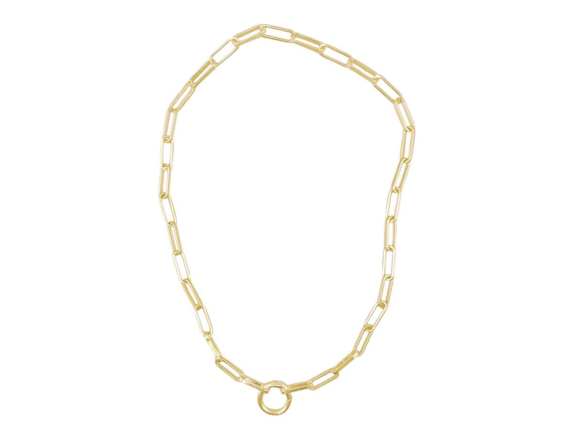 Paperclip Chain with Charm Clip