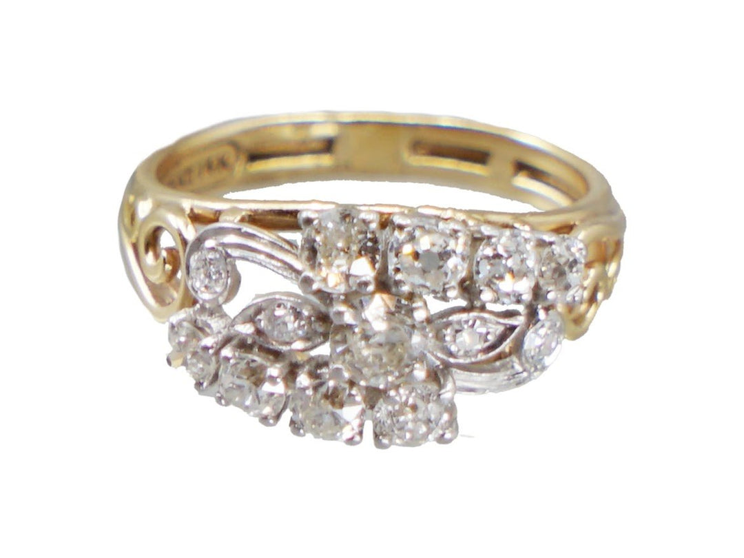 14k Edwardian Diamond Ring