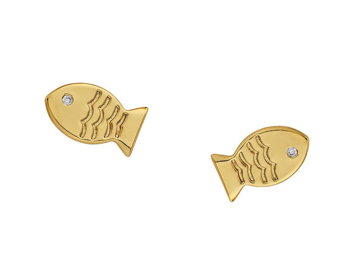 Mini Fish Stud Earrings