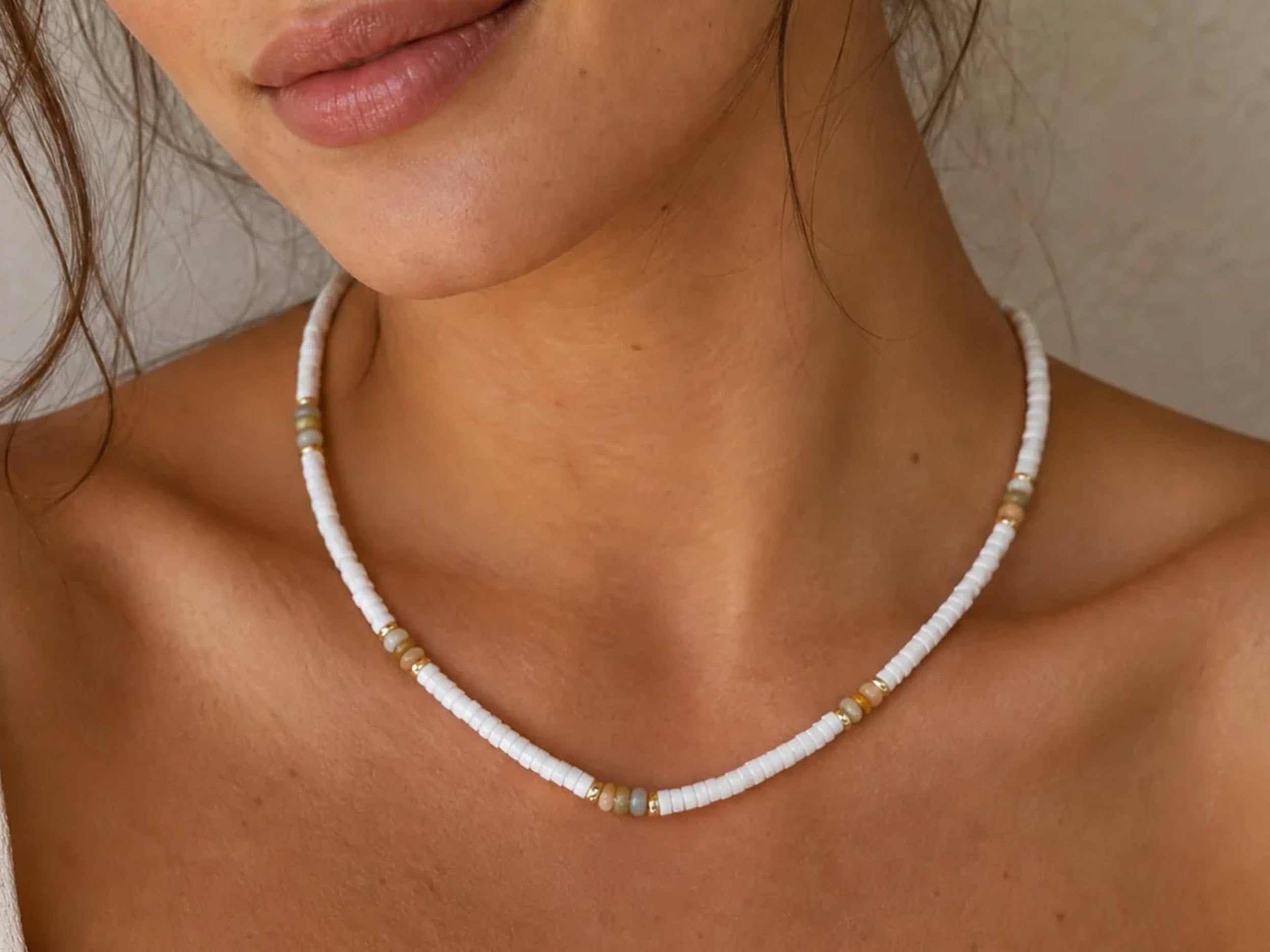 MOP and Opal Necklace