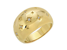 Load image into Gallery viewer, Yellow Gold Cosmic Dome Ring
