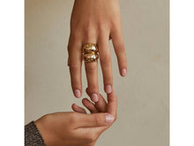 Load image into Gallery viewer, Yellow Gold Cosmic Dome Ring
