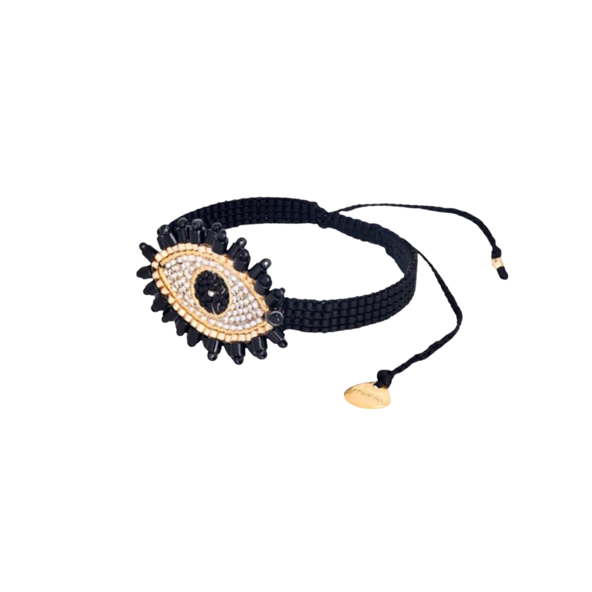 Black and Gold Evil Eye Beaded Bracelet (Coming Soon)