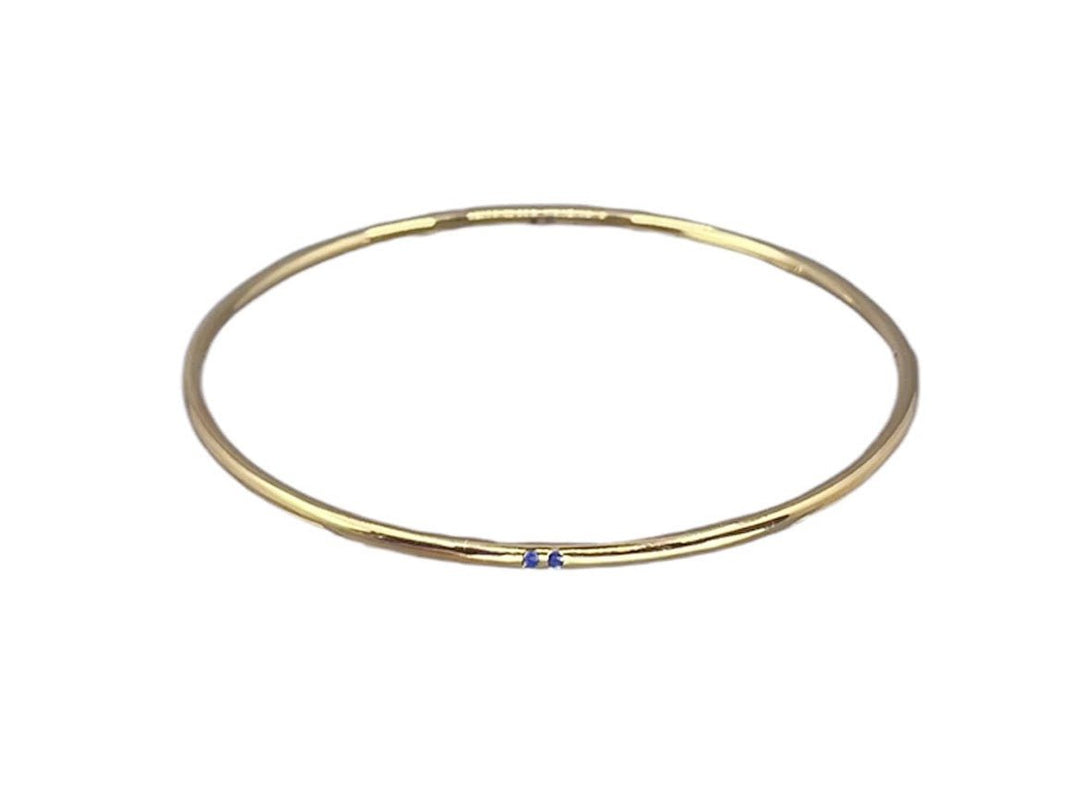 Sapphire Bangle Bracelet