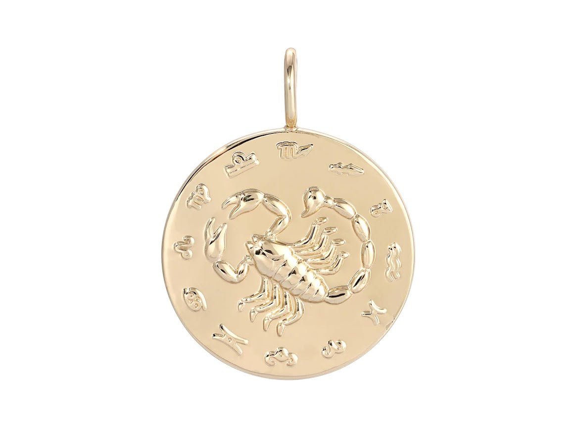 Gold Scorpio Charm