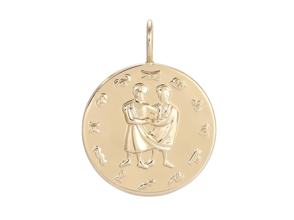 Gold Gemini Charm