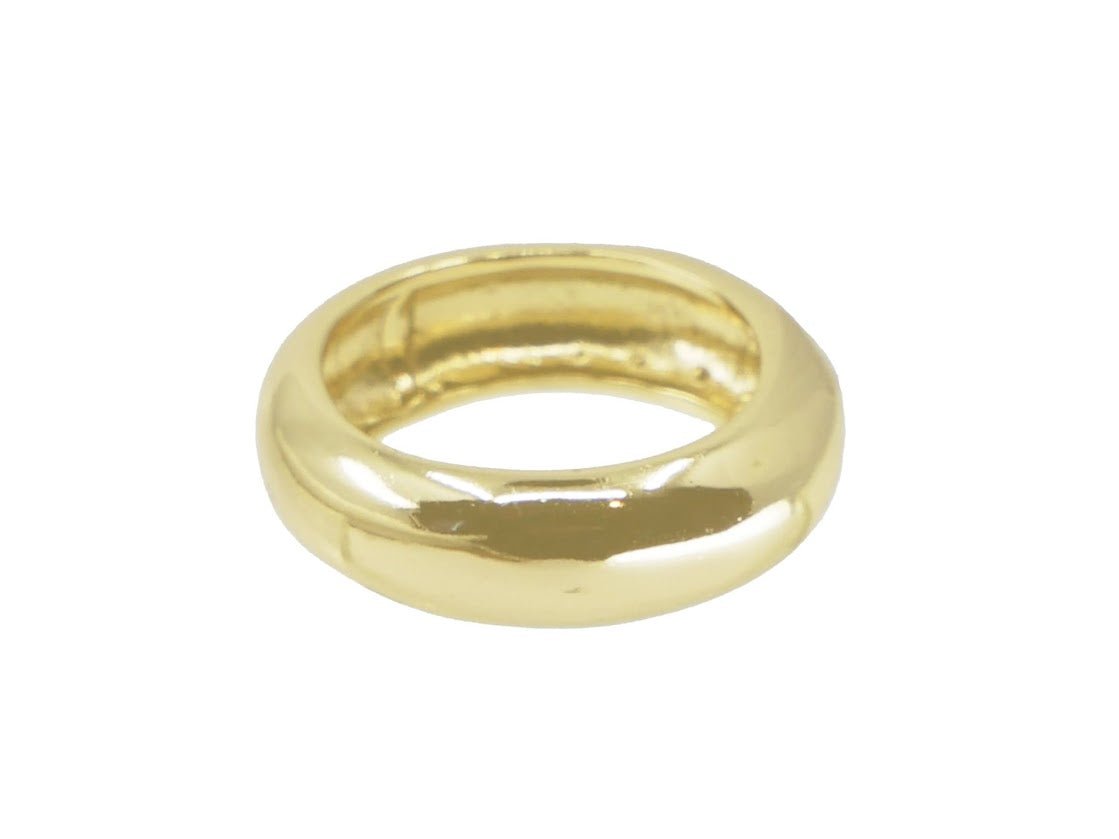 Gold Chunky Band Ring.