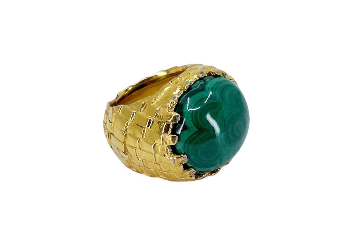 Malachite Tile Ring