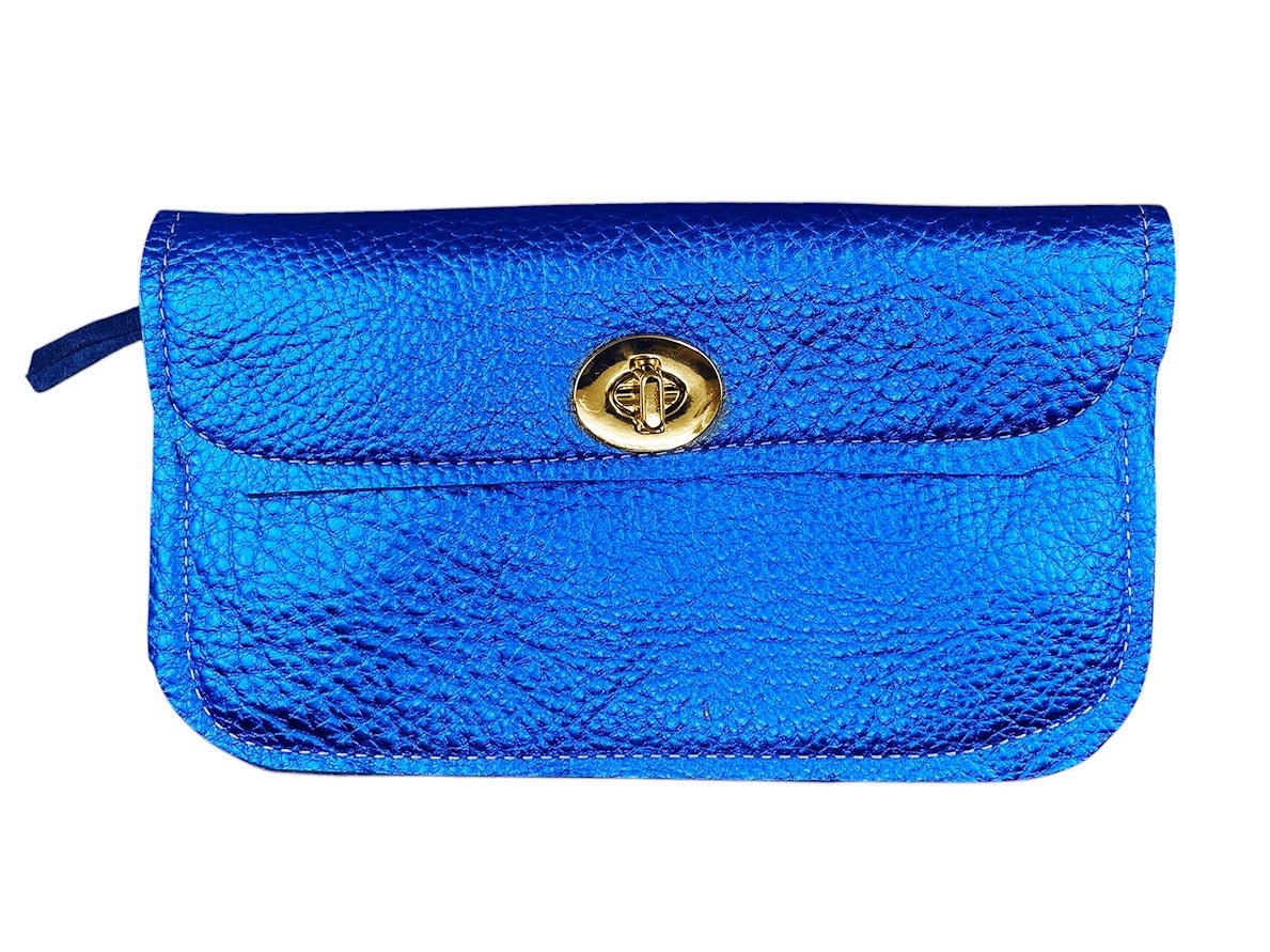 Large Royal Metallic Leather Wallet