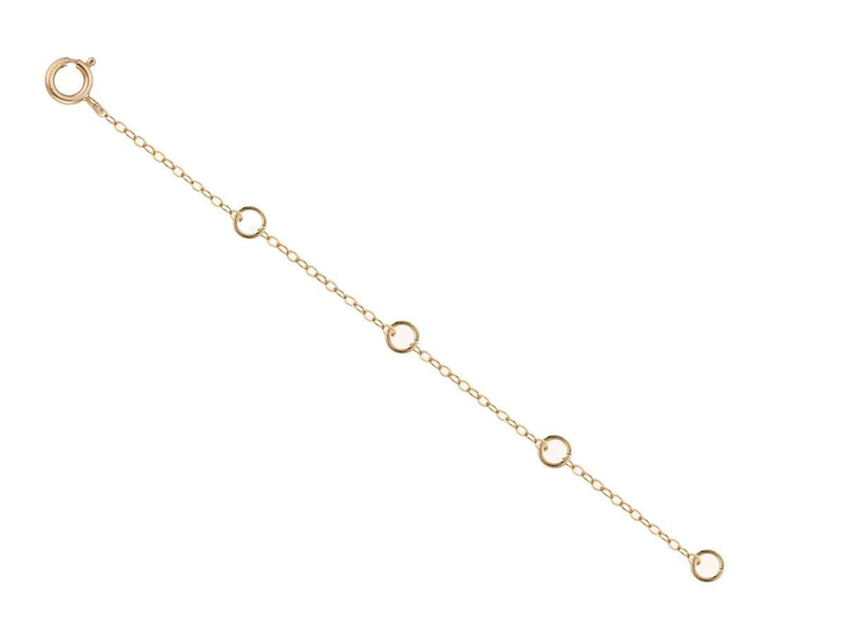 4-Inch Gold Cable Chain Extender