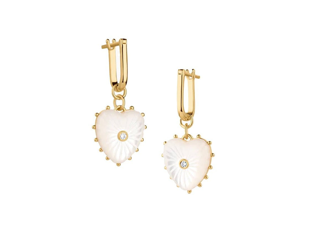 MOP Heart Earrings