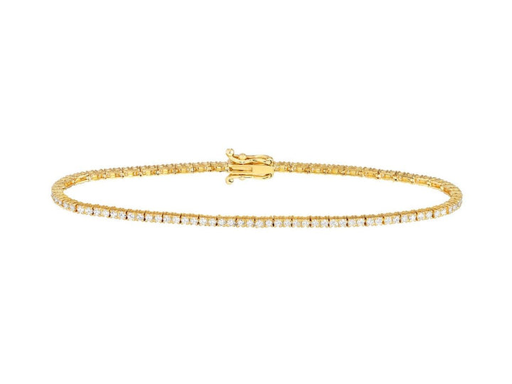 14k Diamond Tennis Bracelet