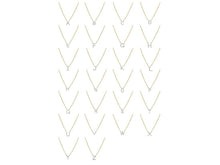 Load image into Gallery viewer, 14k Diamond Initial Necklace
