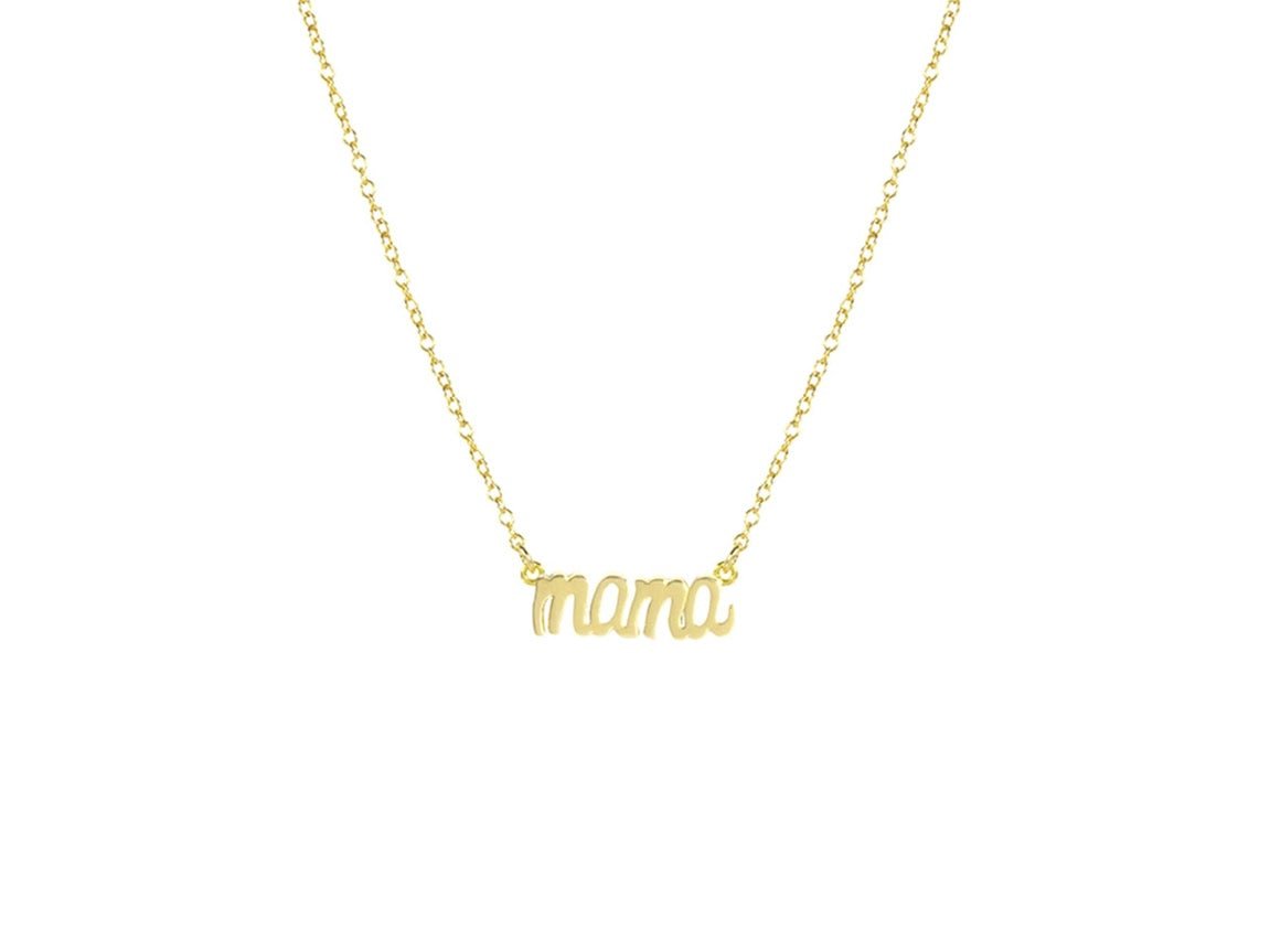 Gold "mama" Necklace