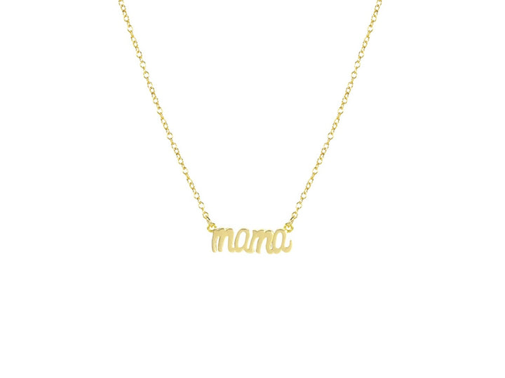 Gold "mama" Necklace