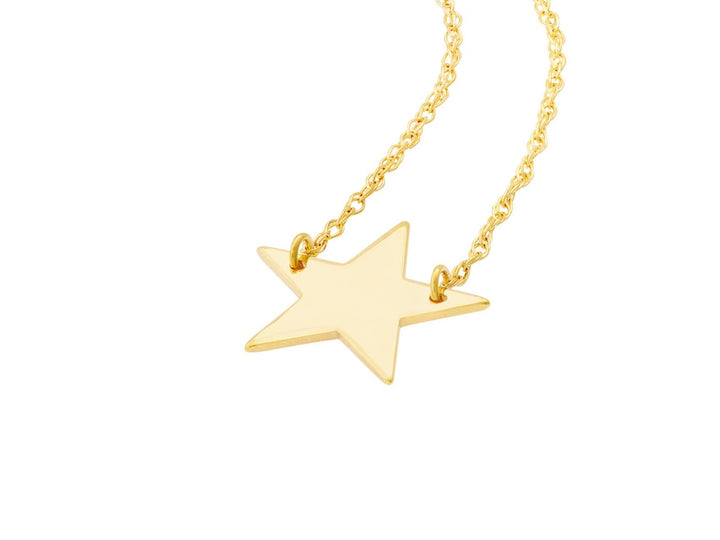 14k Mini Star Necklace