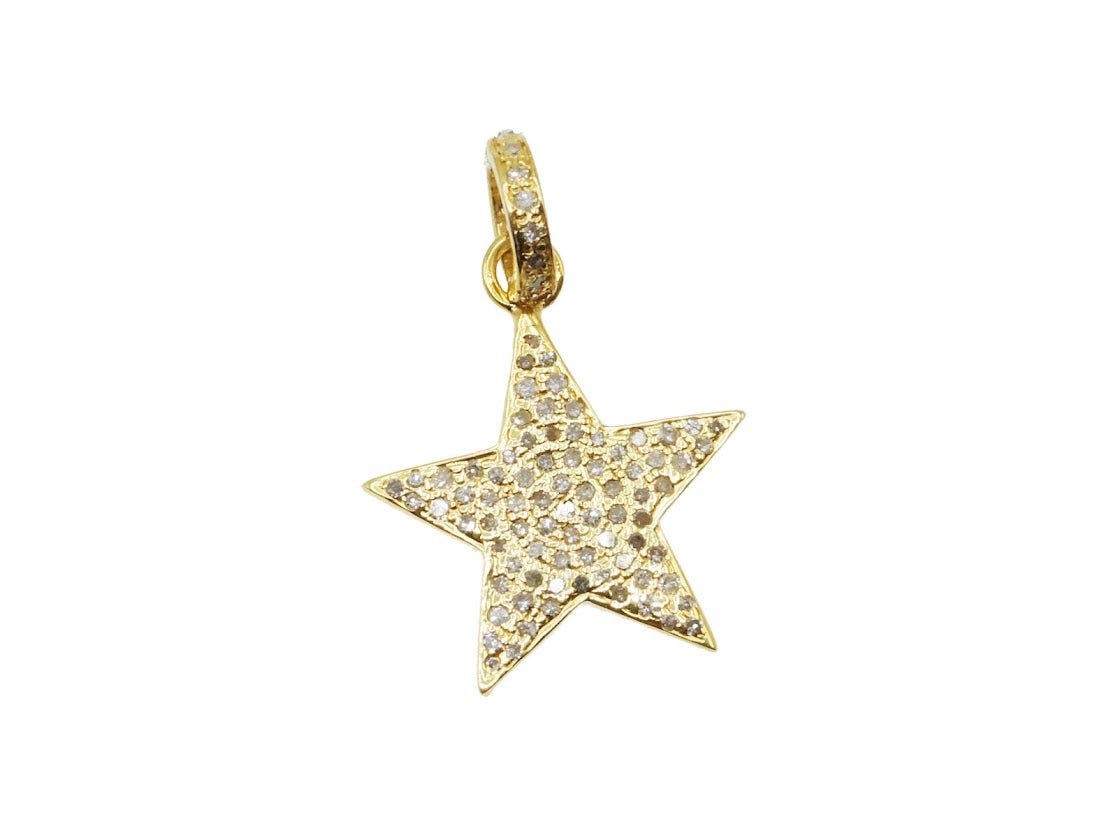 GV Star Charm with Pave Diamonds