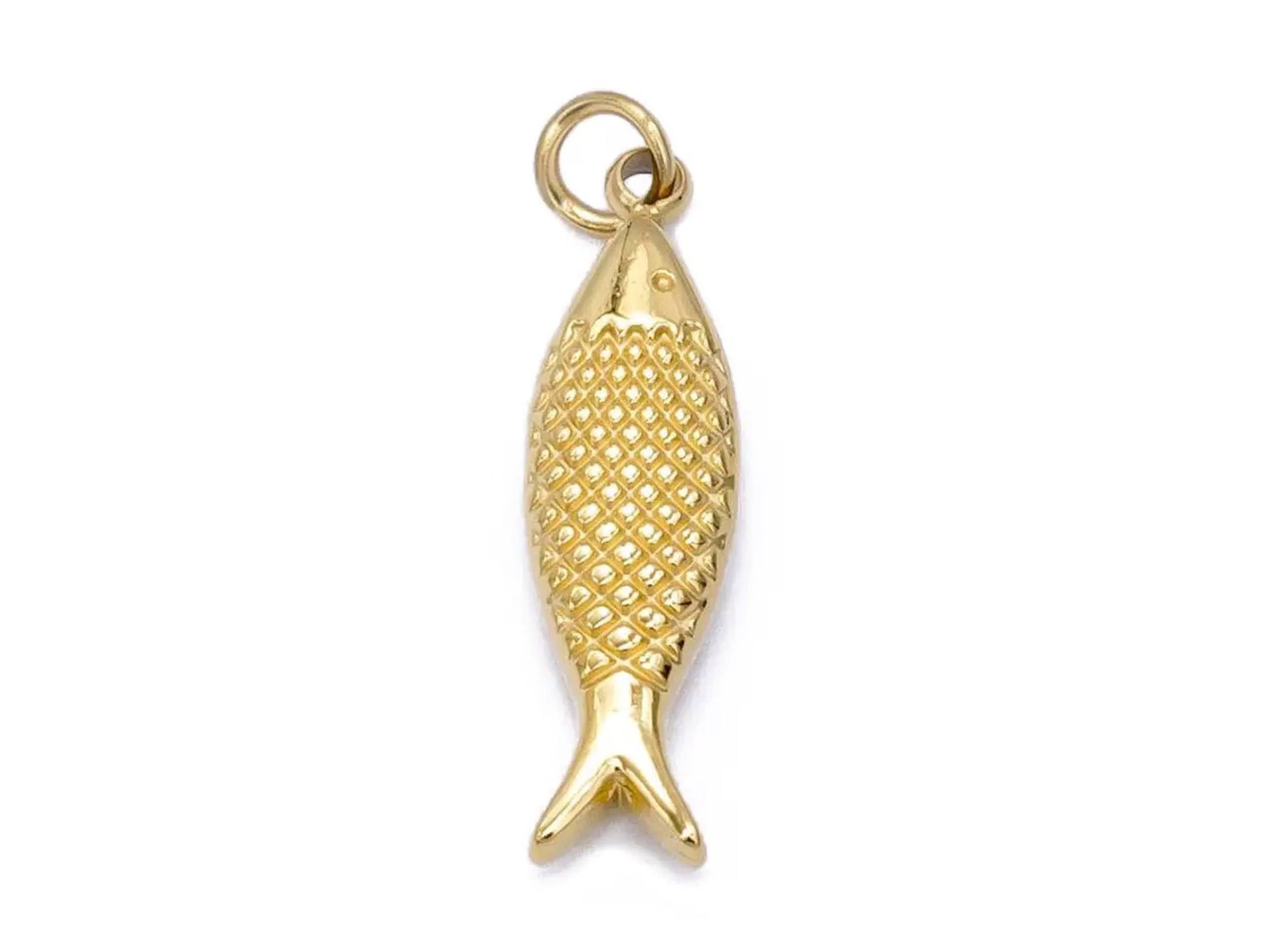 Gold Little Fishie Charm