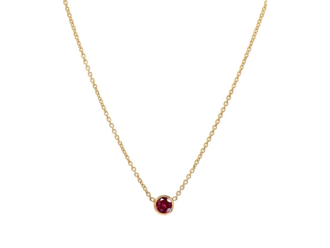14k Birthstone Necklace