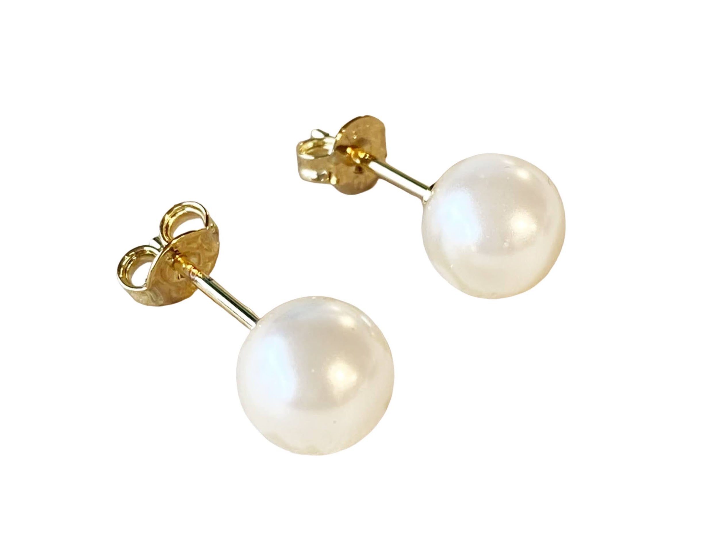 Classic Pearl Stud Earrings