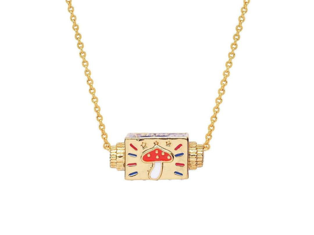 Gold A Little Bit of Magic Spinner Charm Necklace