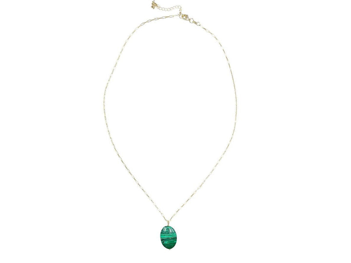 Malachite Oval Pendant