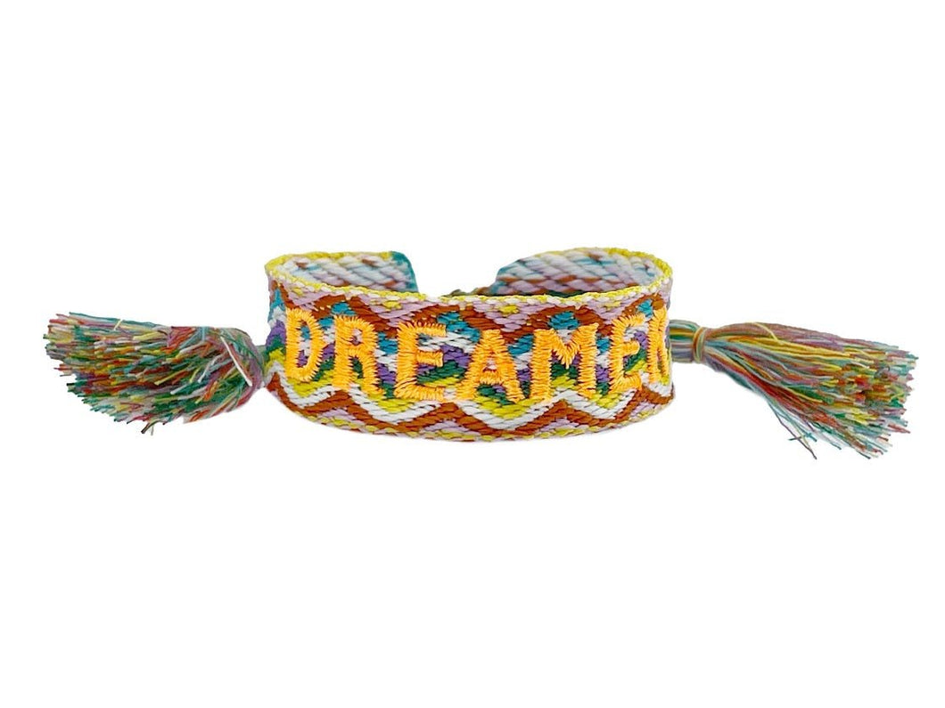 Rainbow Woven DREAMER Bracelet