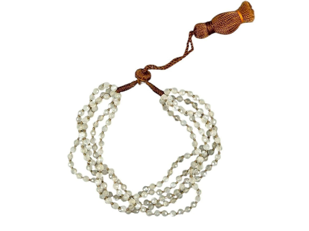 Five Strand Moonstone Bracelet