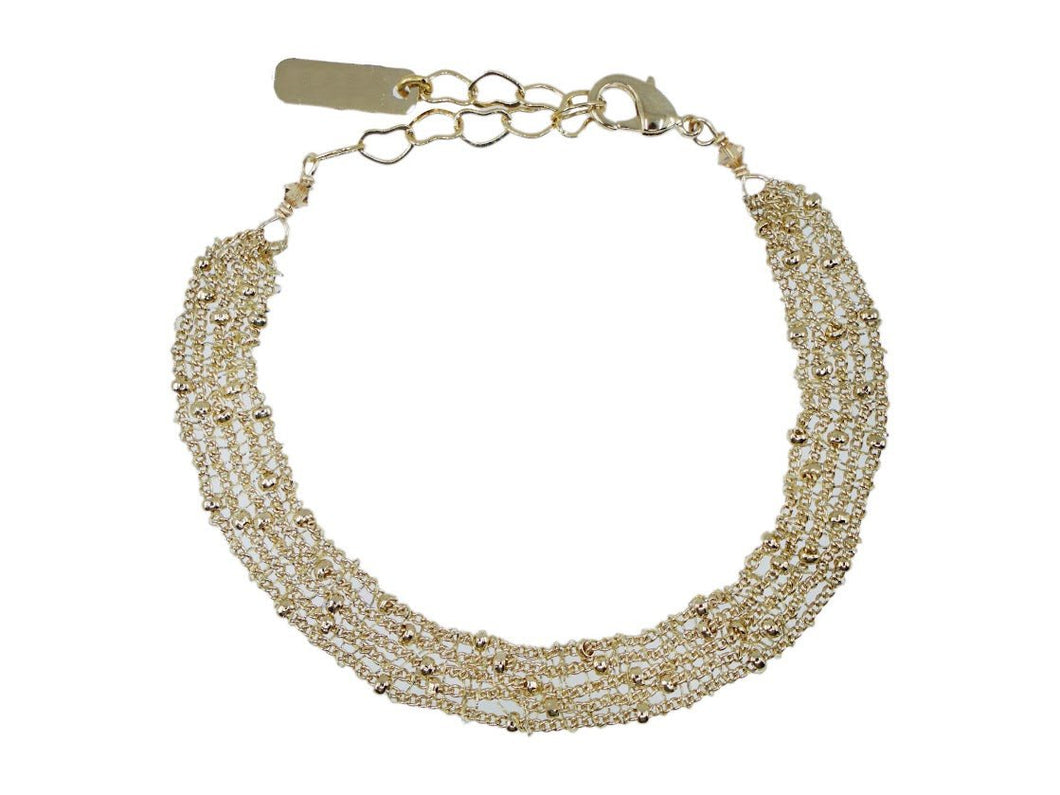 Gold Delicate Chain Bracelet
