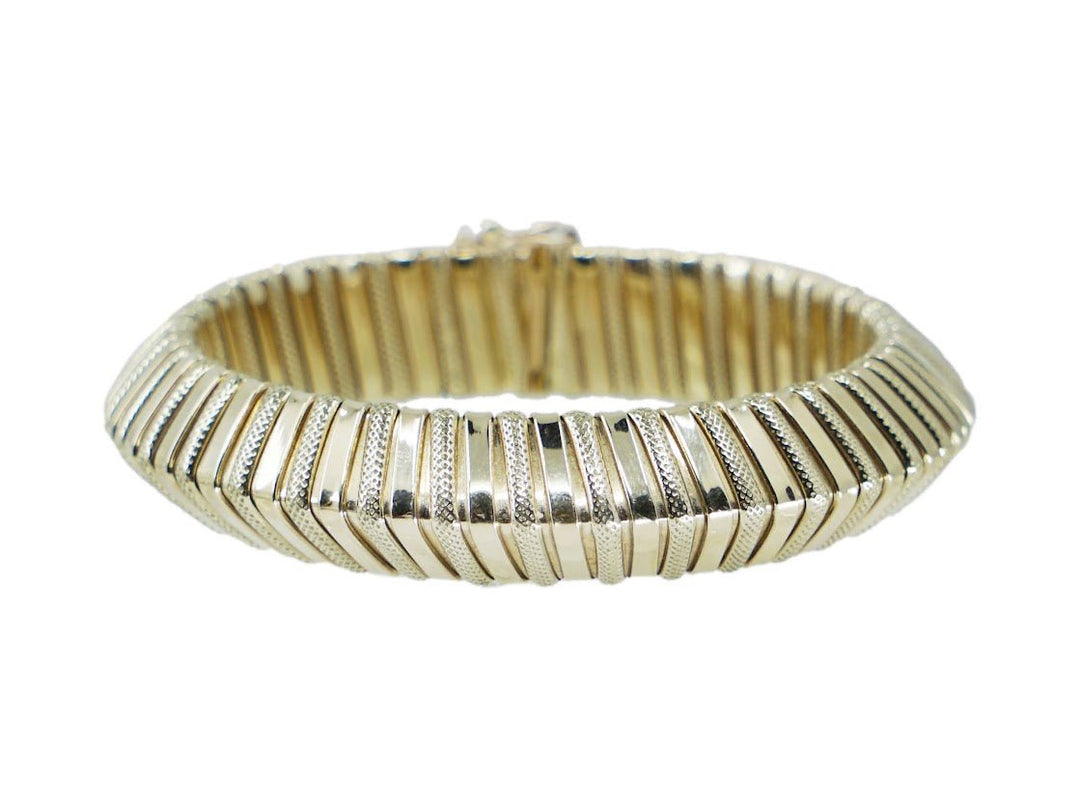 14k Vintage Tubogas Bracelet