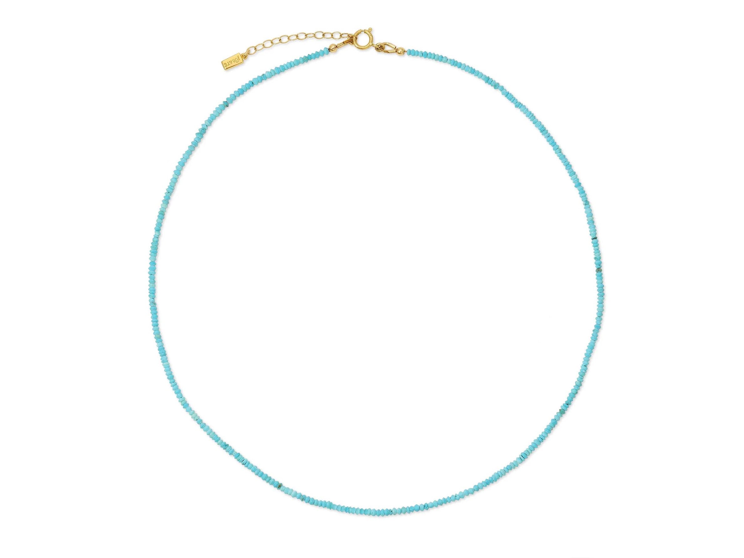 Dainty Beaded Turquoise Necklace