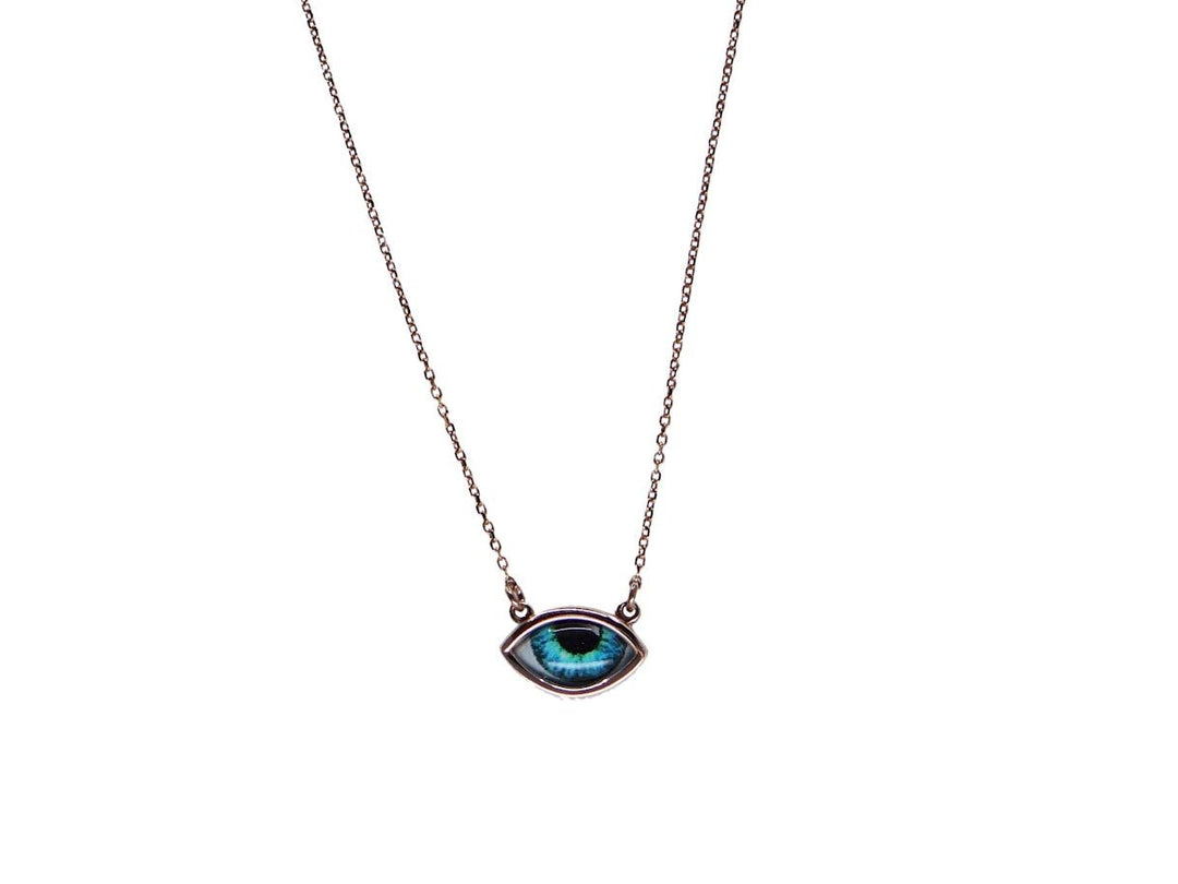 Blue Evil Eye Necklace.