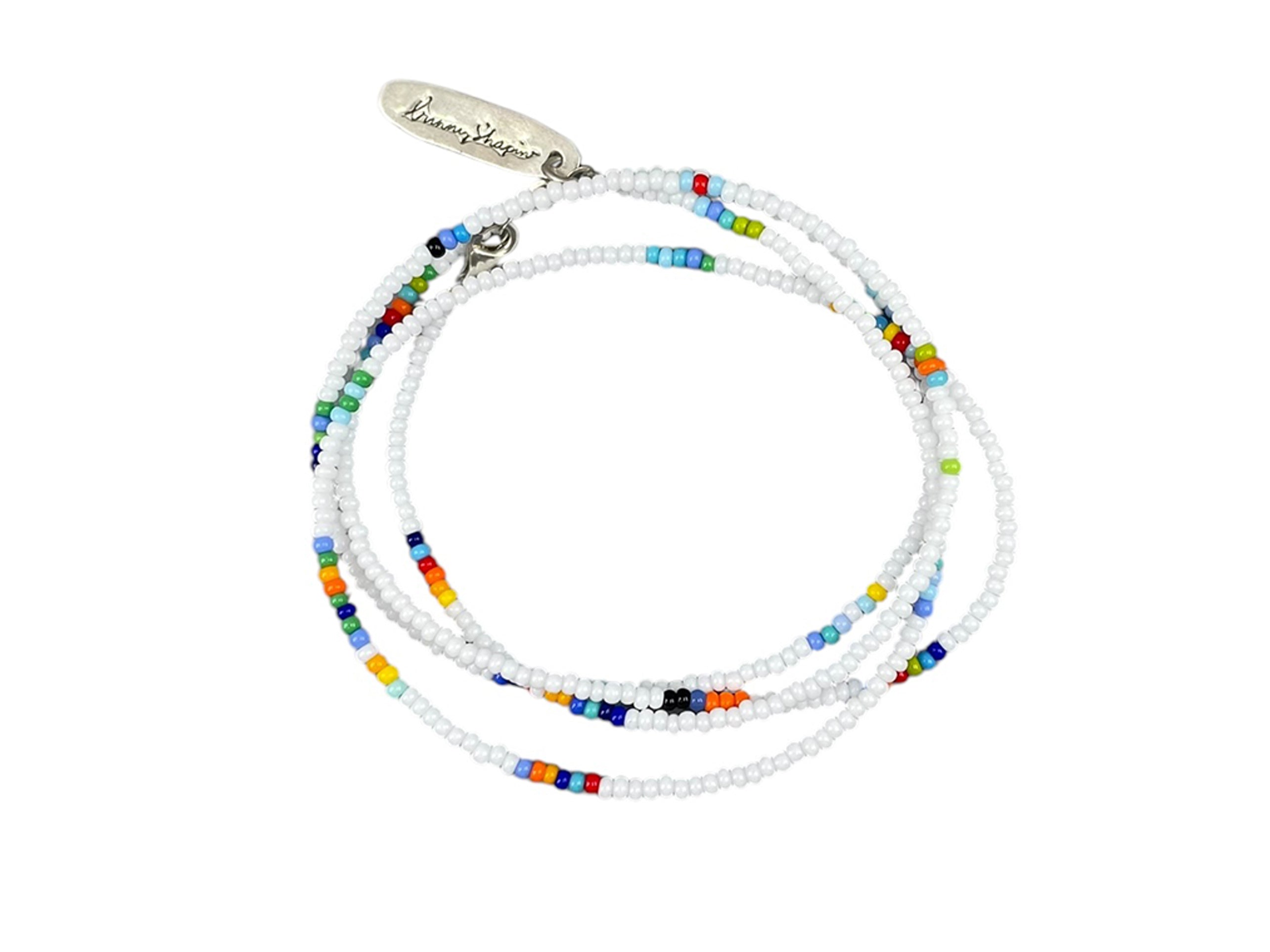 White Wrap Bracelet.