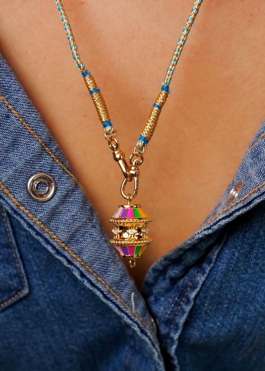 Rainbow Big Talisman Necklace