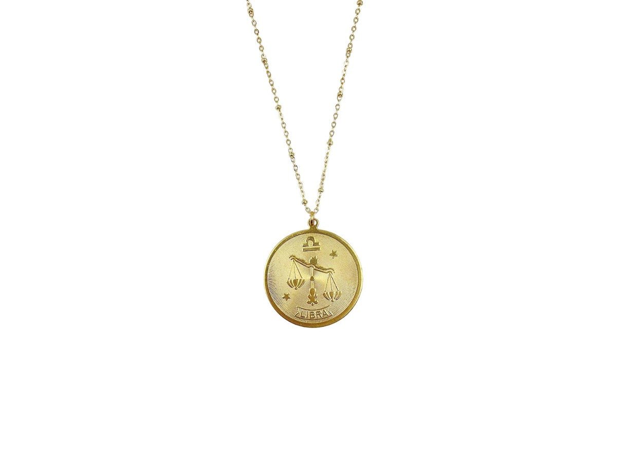 Libra Medallion Necklace